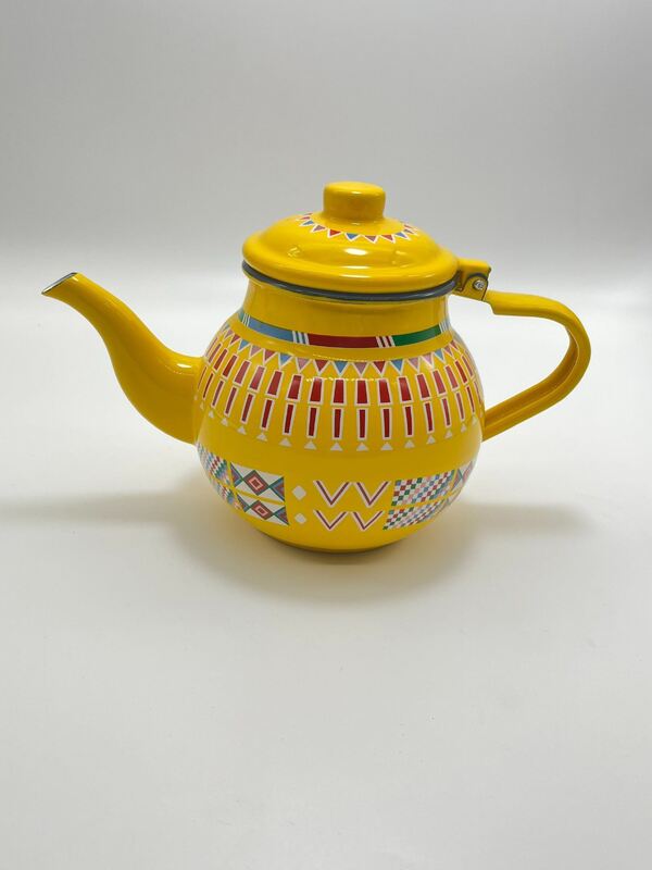 Customized Logo Eco Friendly Enamel Kettle Tea Kettle Home Restaurant Enamelware Tableware Teapot Kettle