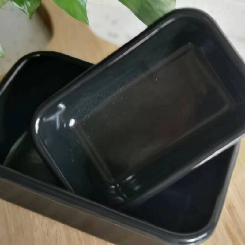 Classical Style Japanese Korean Style Enamel Container 600ml 1000ml 1700ml 2500ml Food Storage Containers