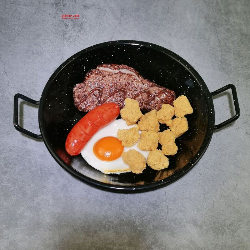 Classical Style Carbon Steel Paella Pan Diameter 18 20 22 24 26 28cm Enamelware Cookware