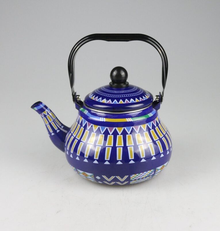 250ml 350ml 500ml 650ml 740ml 1250ml 1400ml Capacity Customized Color Shining Coated Tea Coffee Pot Enamel Kettle