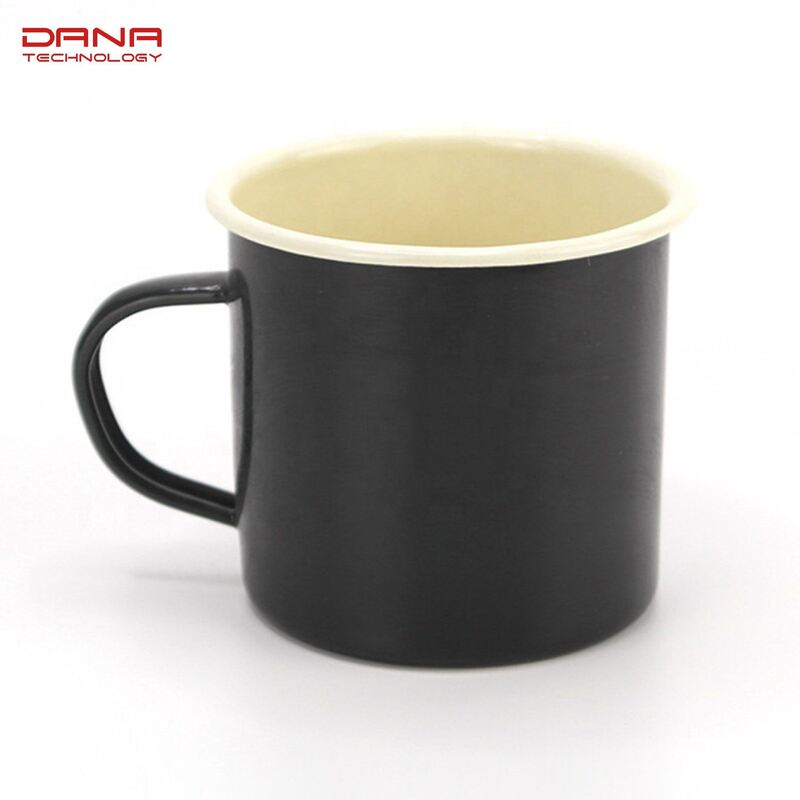 8x8cm Lightweight DANA-101 Tapered Enamel Cup Camping Enamel Travel Mug Drinking Cup Sets Perfect for Outdoor Adventures