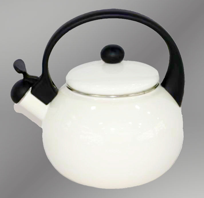 2.5 L  Enamel Water Kettle Whistling Tea Kettle with Color Coating