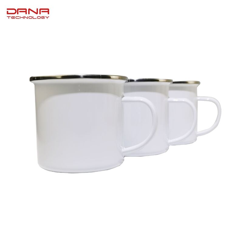 Daily 12 Oz Sublimation Camping Enamel Mug Sets Tea Coffee Mug Logo Custom Illustration Production 30 Days