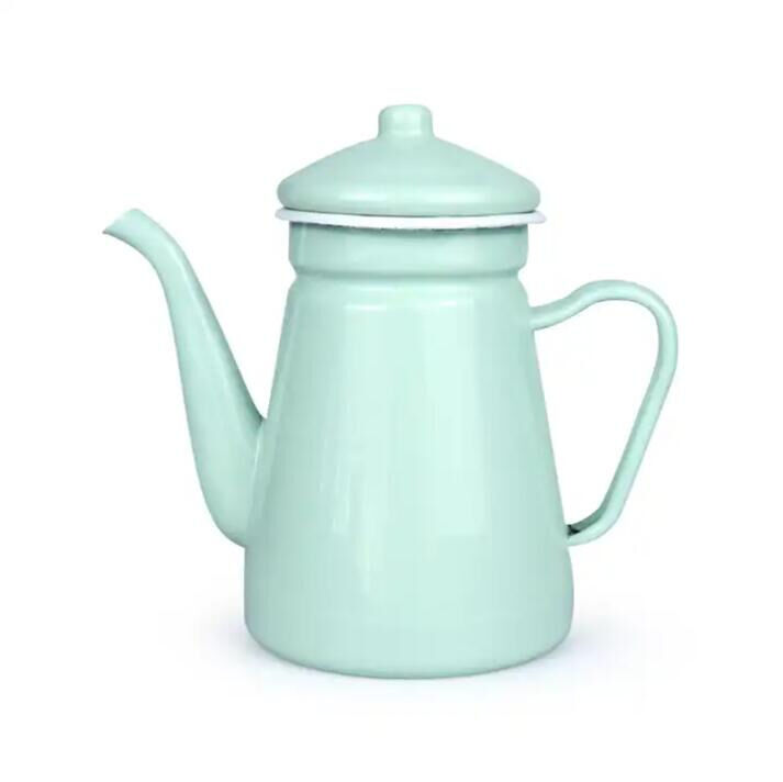 Gas Stove Compatible 12L Enamel Hand Pot Coffee Enamel Teapot Enamel Water Kettle Tea Pot Perfect for Daily