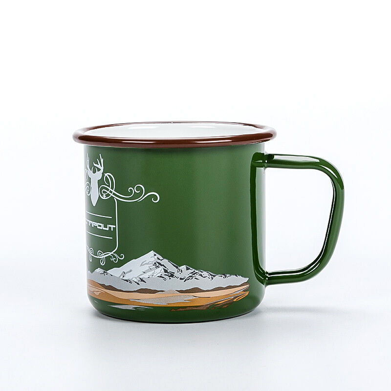 Thickness 0.5mm Iron Customized Sublimation Enamel Mug Practical for Indoor Outdoor Activities Coffee Tea Beer Mugs Bulk