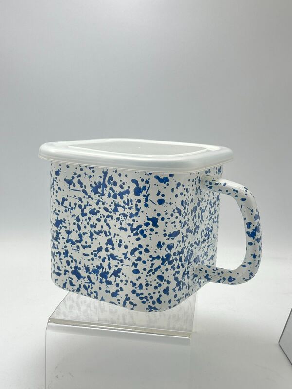 Handmade 12cm 14cm 15cm Enamel Cookware Square Enamel Noodle Pot Instant Noodle Cooking Pot Hot Pot Glass Lid