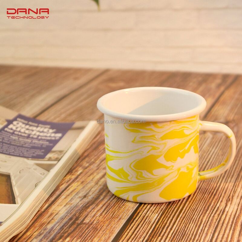 80000pieces Year High Temperature Logo Printing Business Christmas Gifts Sublimation 11oz 350ml Camping Enamel Carbon Steel Coffee Mug