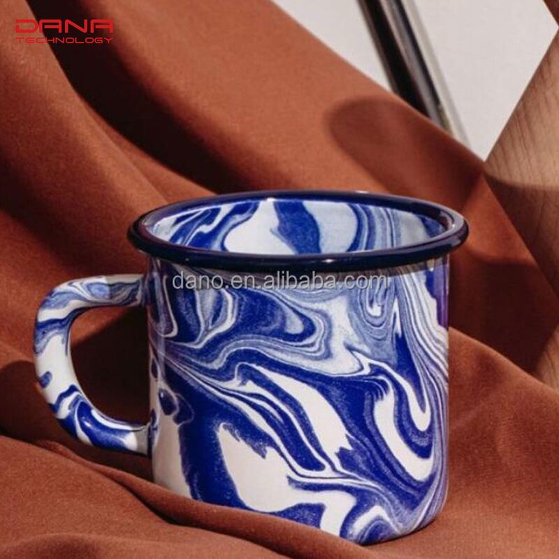 80000pieces Year High Temperature Logo Printing Business Christmas Gifts Sublimation 11oz 350ml Camping Enamel Carbon Steel Coffee Mug
