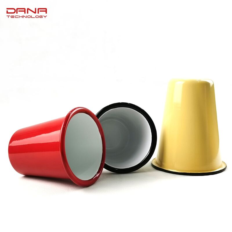 Hygienic Iron Metal Steel Custom Color Cups Coffee Tea Travel Mug Tumbler