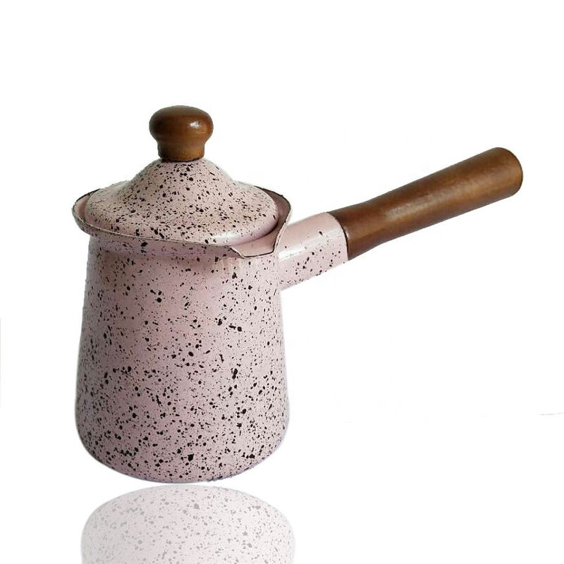 80000pieces per year enamel European enamel coffee pot cast iron cookware metal coffee pot Turkish coffee pot coffee warmer