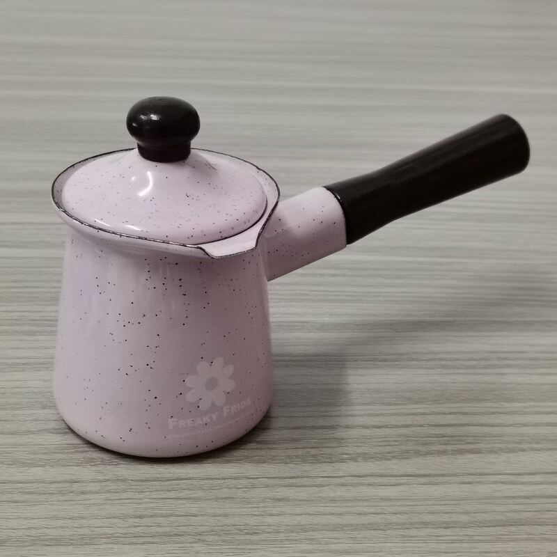 80000pieces per year enamel European enamel coffee pot cast iron cookware metal coffee pot Turkish coffee pot coffee warmer