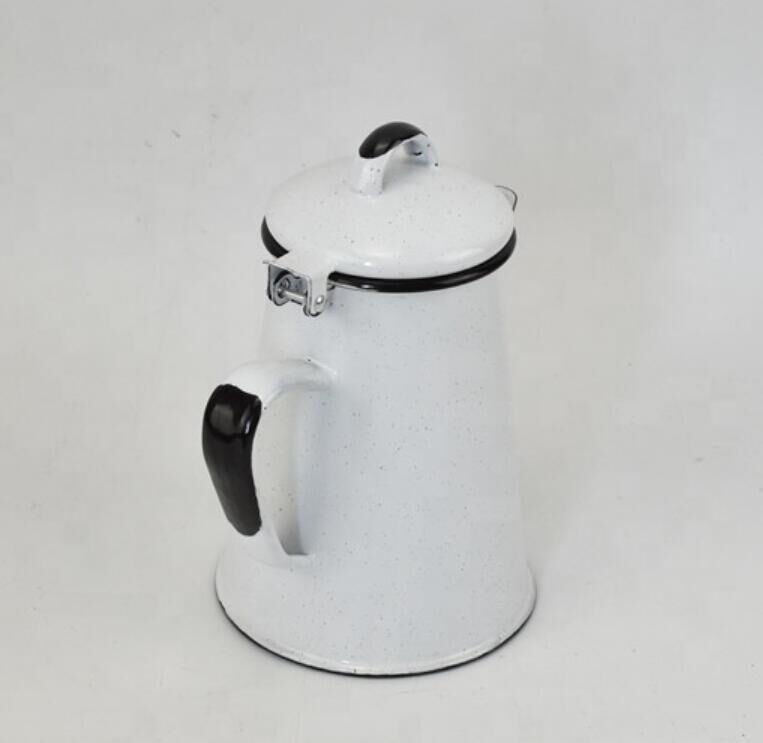 Daily Eco-Friendly Multi Capacity Enamel Kettles Classic Design Teapot Coffee Pot Water Kettle Great for Home and Office