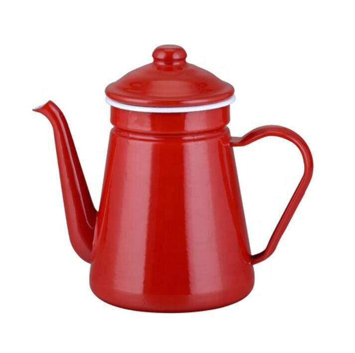 Daily Eco-Friendly Multi Capacity Enamel Kettles Classic Design Teapot Coffee Pot Water Kettle Great for Home and Office