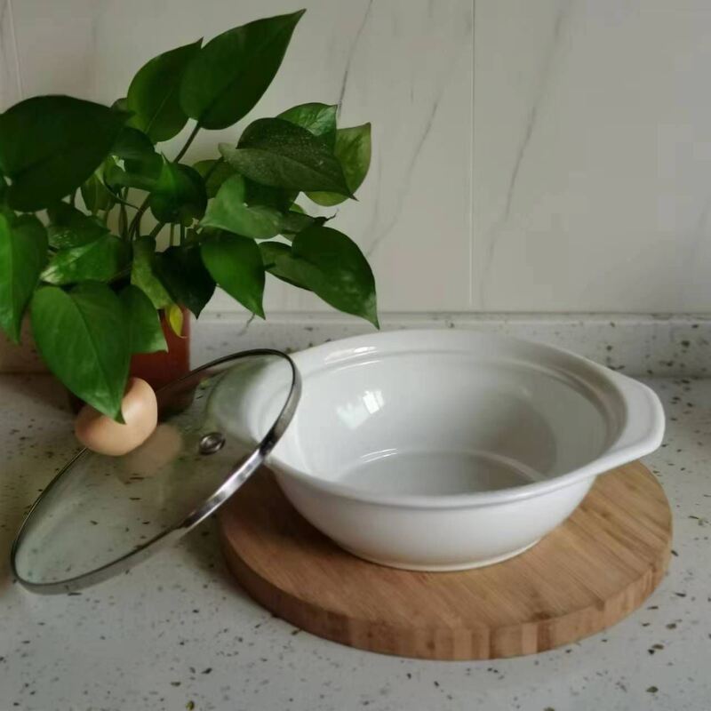 Customized Color Daily Carbon Steel Cook Pot Set Non Toxic Kitchen Seafood Milk Soup Sauce Pot Pan with Glass Lid