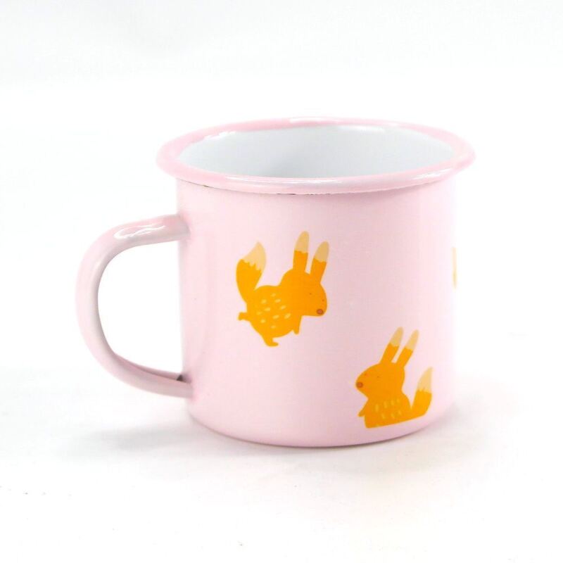 Classical Style Carbon Steel Enamel Coffee Cup Custom Retro Souvenir Enamelled Mug Travel Coffee Enamel Mugs