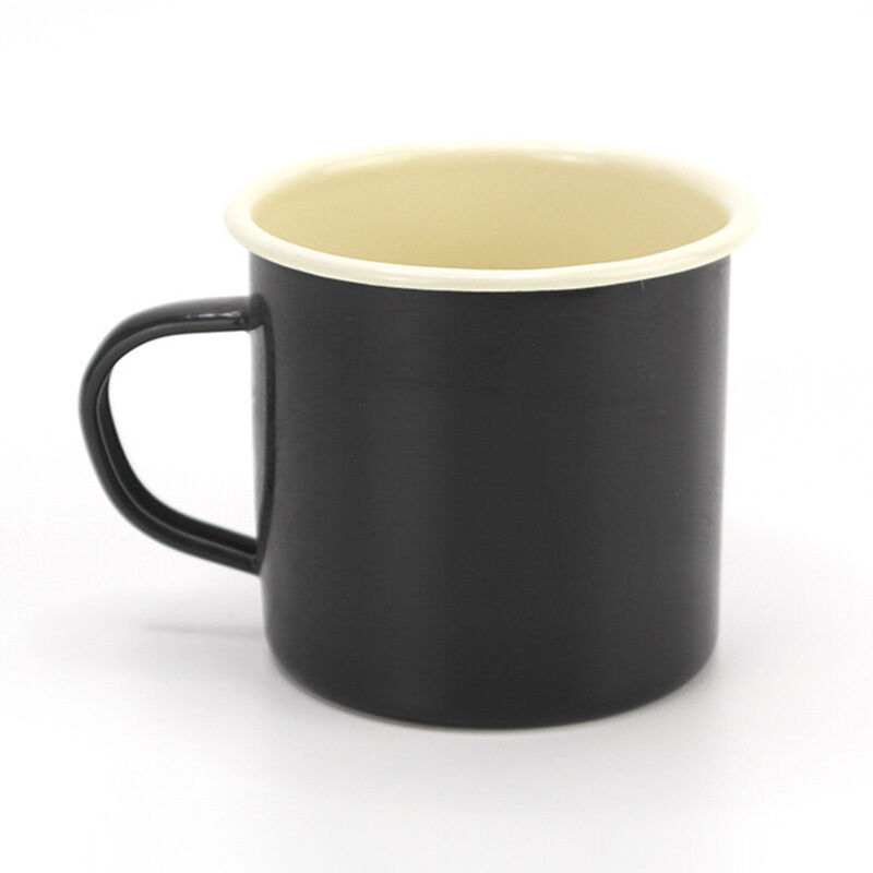 Handmade Custom Enamel Coffee Mug Metal Cup Capacity Selection Options 100ml 250ml 350ml 500ml 650ml 740ml 1250ml 1400ml