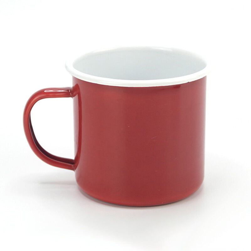 Handmade Custom Enamel Coffee Mug Metal Cup Capacity Selection Options 100ml 250ml 350ml 500ml 650ml 740ml 1250ml 1400ml