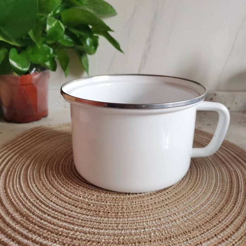 Thickness 0.5mm Lightweight 350ml 500ml Enamel Camping Mugs Perfect for Travel and Adventure