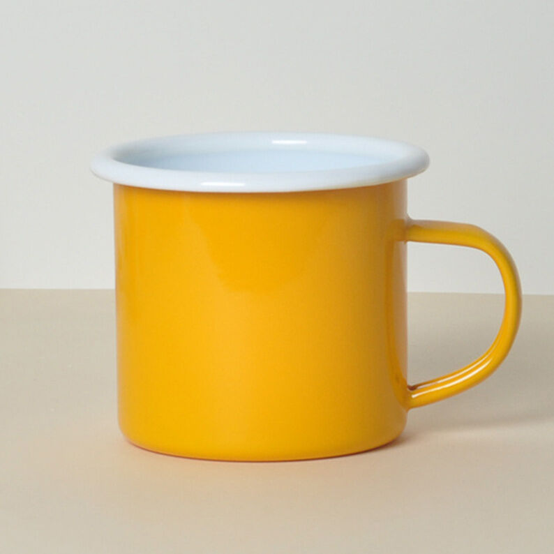 Enamel 12oz 17oz European Warmer Custom Logo Coffee Mug Ideal for Personalized Coffee Experience