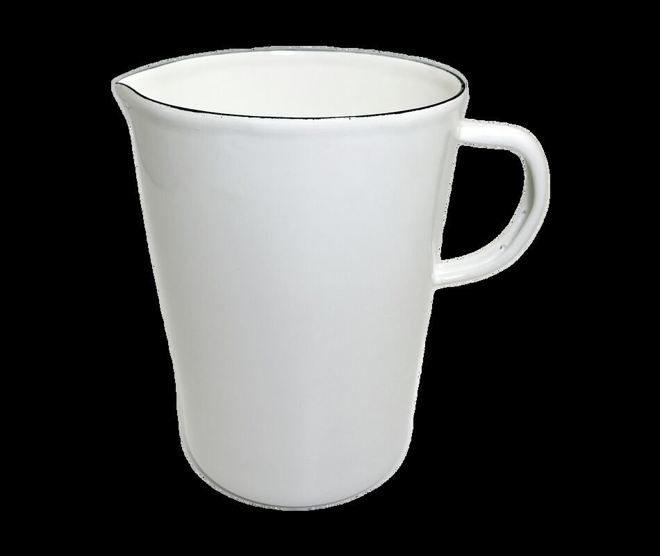 Customized Enamel Measuring Mug Carbon Steel Personalized Color Decal Milk Coffee Drinkware Cup