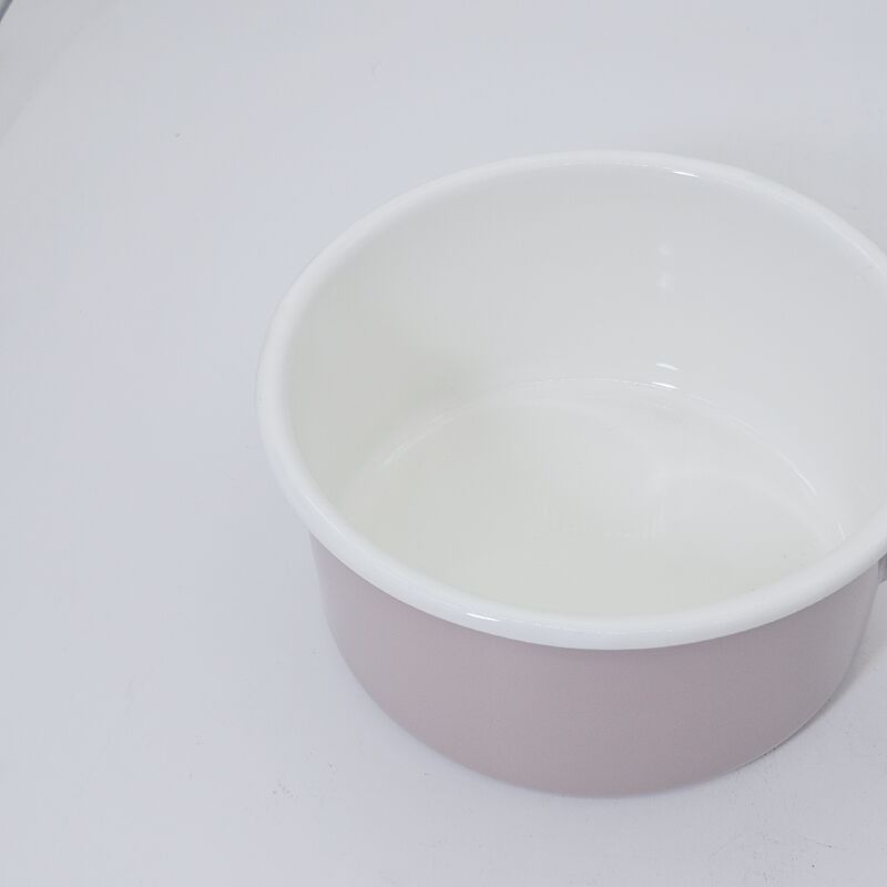 Multi-size Enamel Carbon Steel Saucepan Enamel Milk Pot with Single Handle High Quality Enamel Cookware