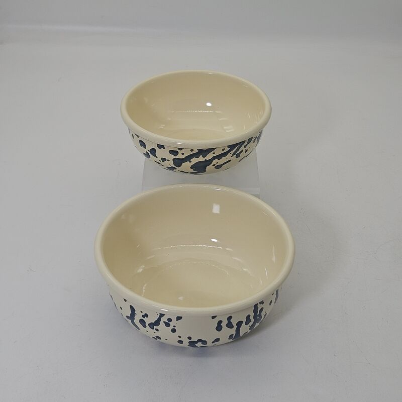 Multi-size Enamel Splatter Rice Bowl Carbon Steel Food Container Speckle Enamel Tableware