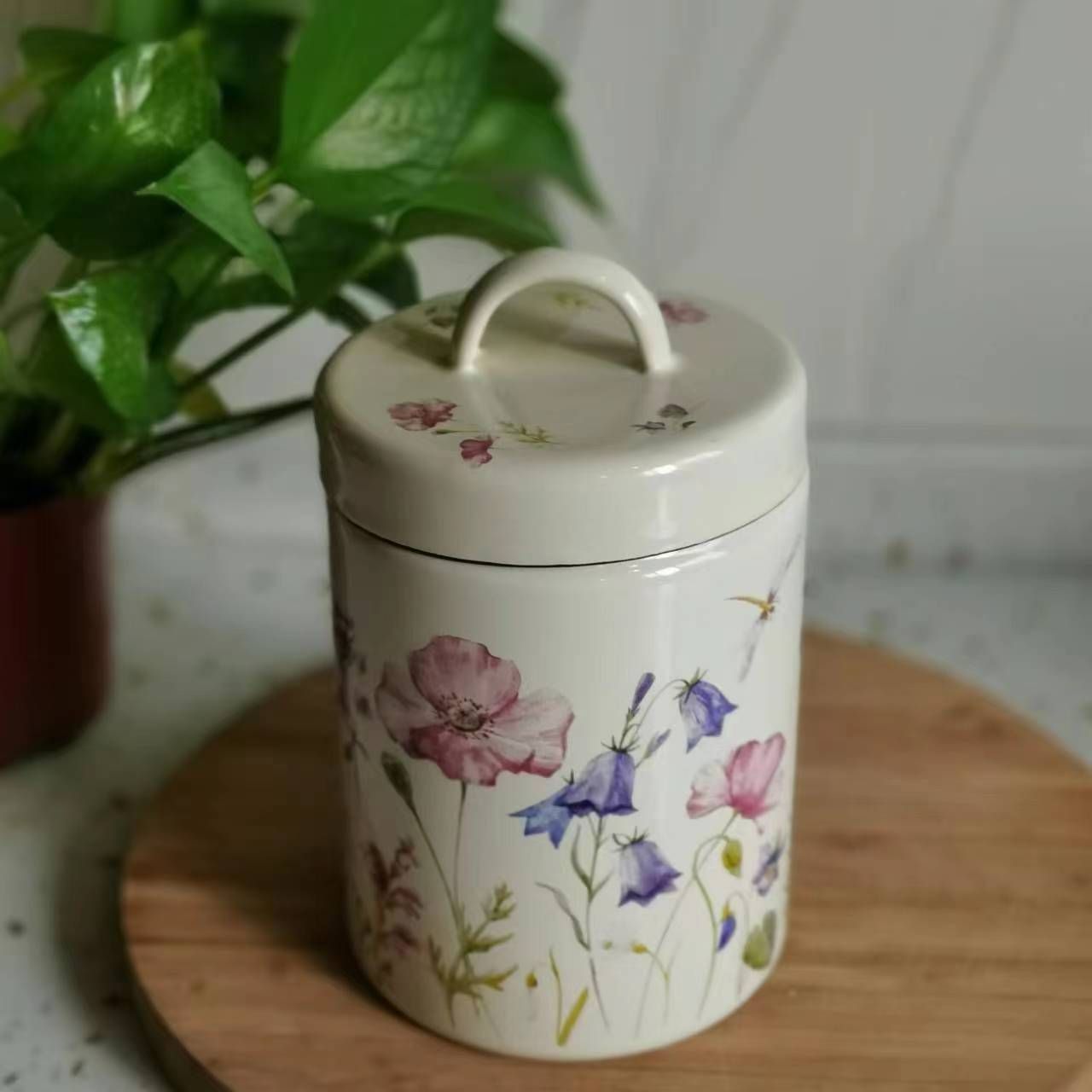 Marble Color Coating Enamel Food Container Metal Food Box With ...